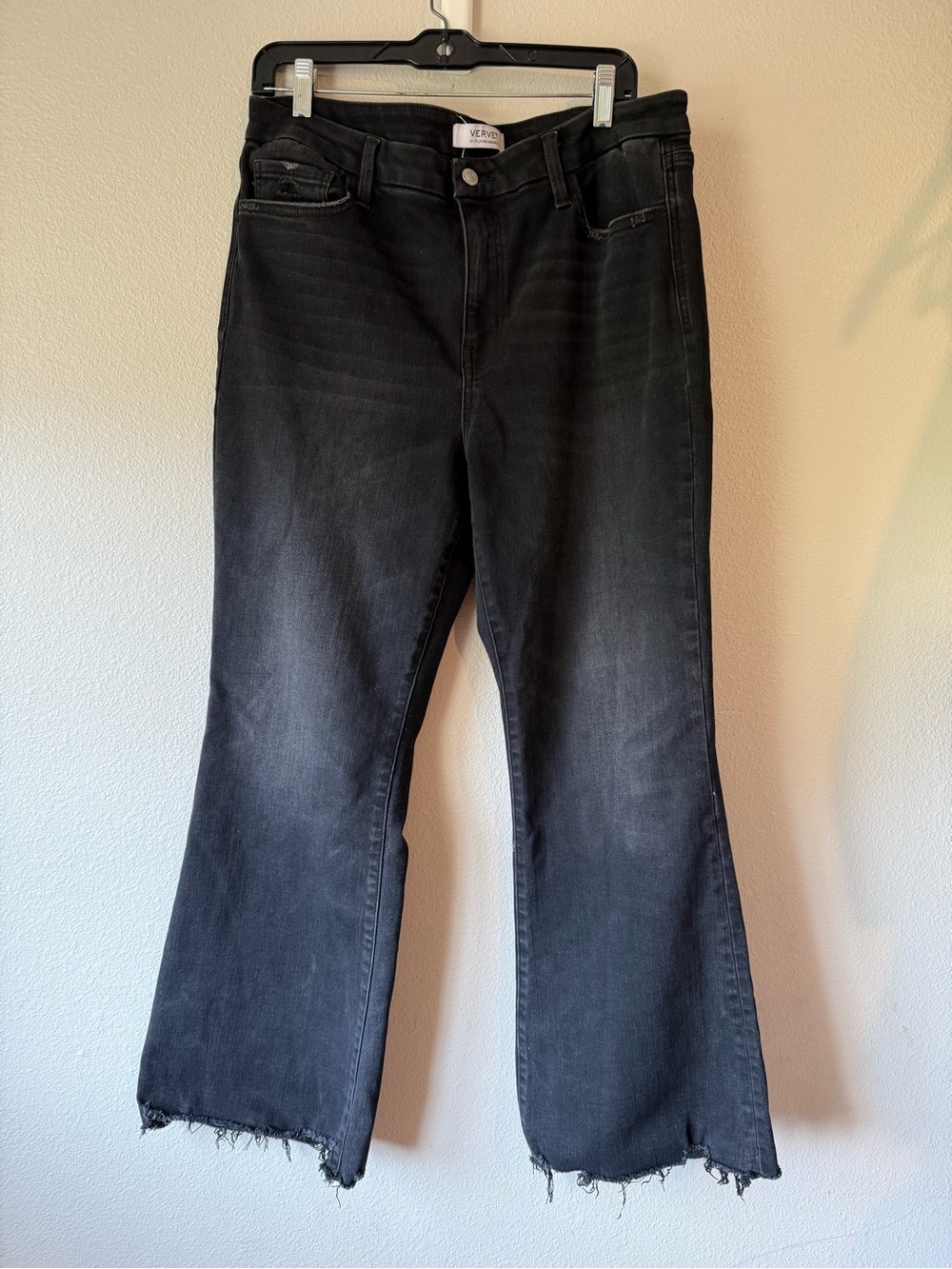 Vervet black wide leg jeans